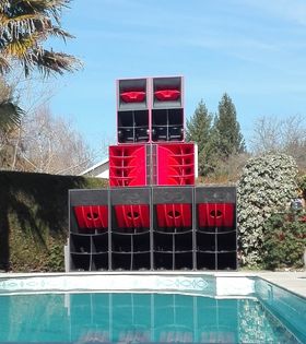 pool party soundsystem 10KW for rent